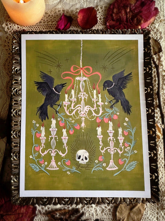 Decadence, Decay & The Longest Day 8.5x11 Art Print by Olivia Faust