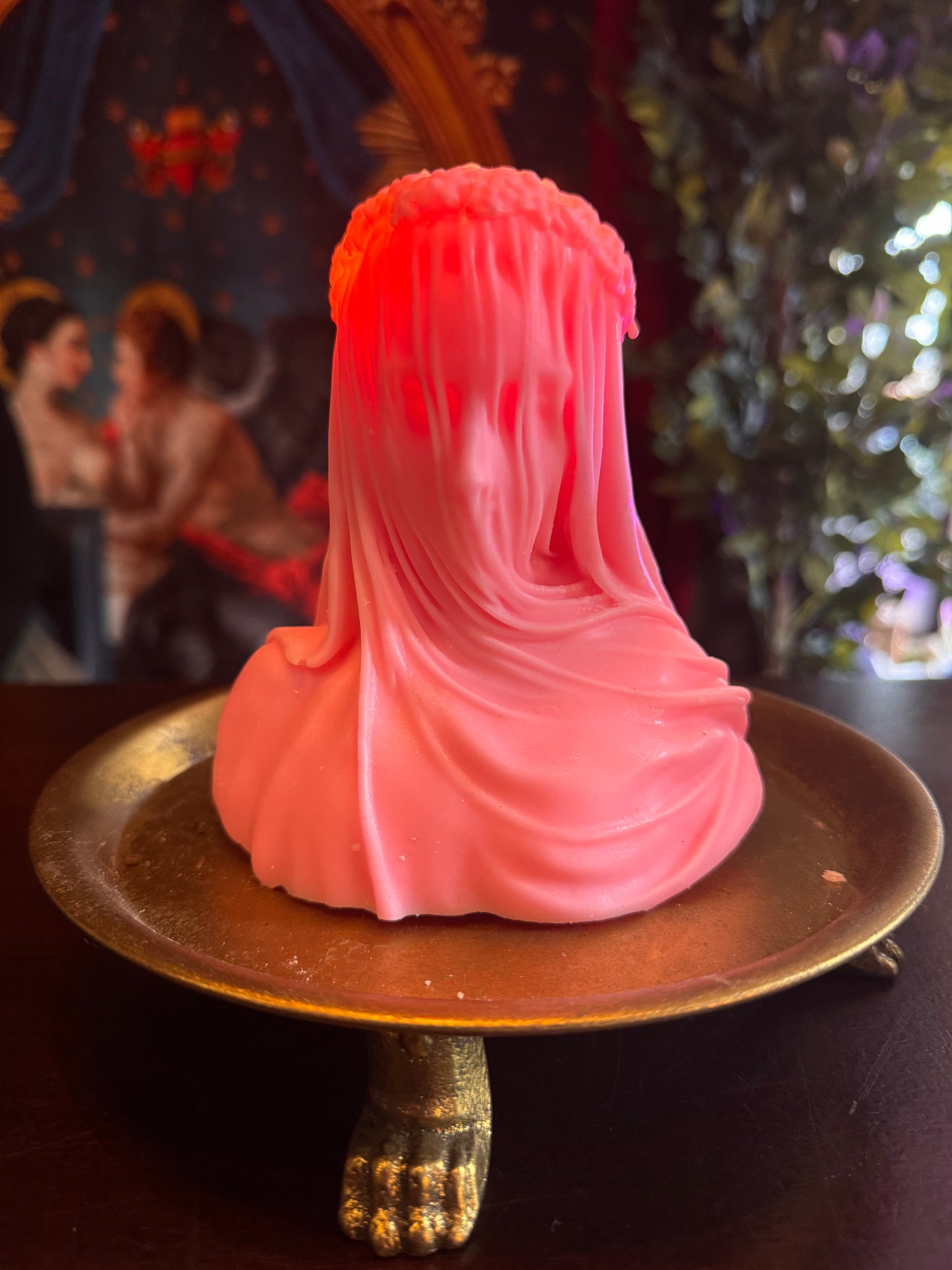 Limited Edition Pink 🎀 The Veiled Woman Candle (ONLY 2 LEFT)