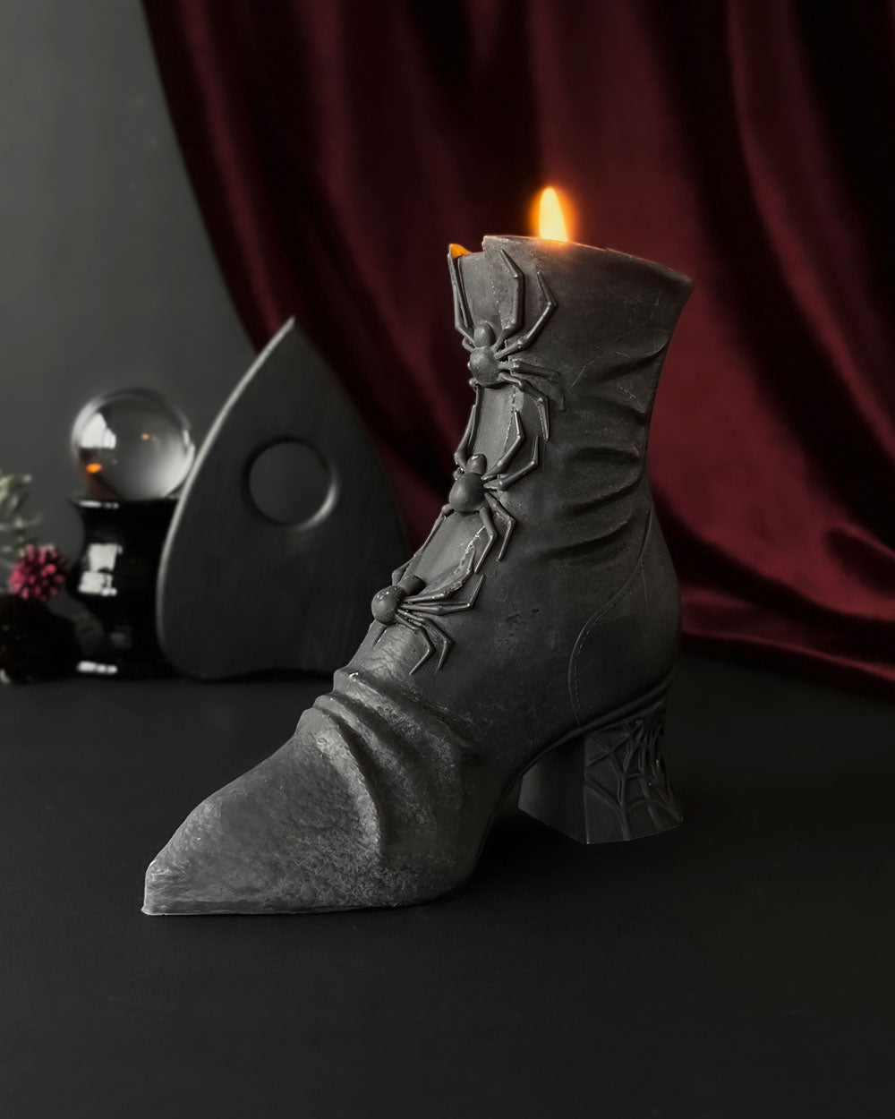 The Witch's Boot Candle by Graveyard Wanders