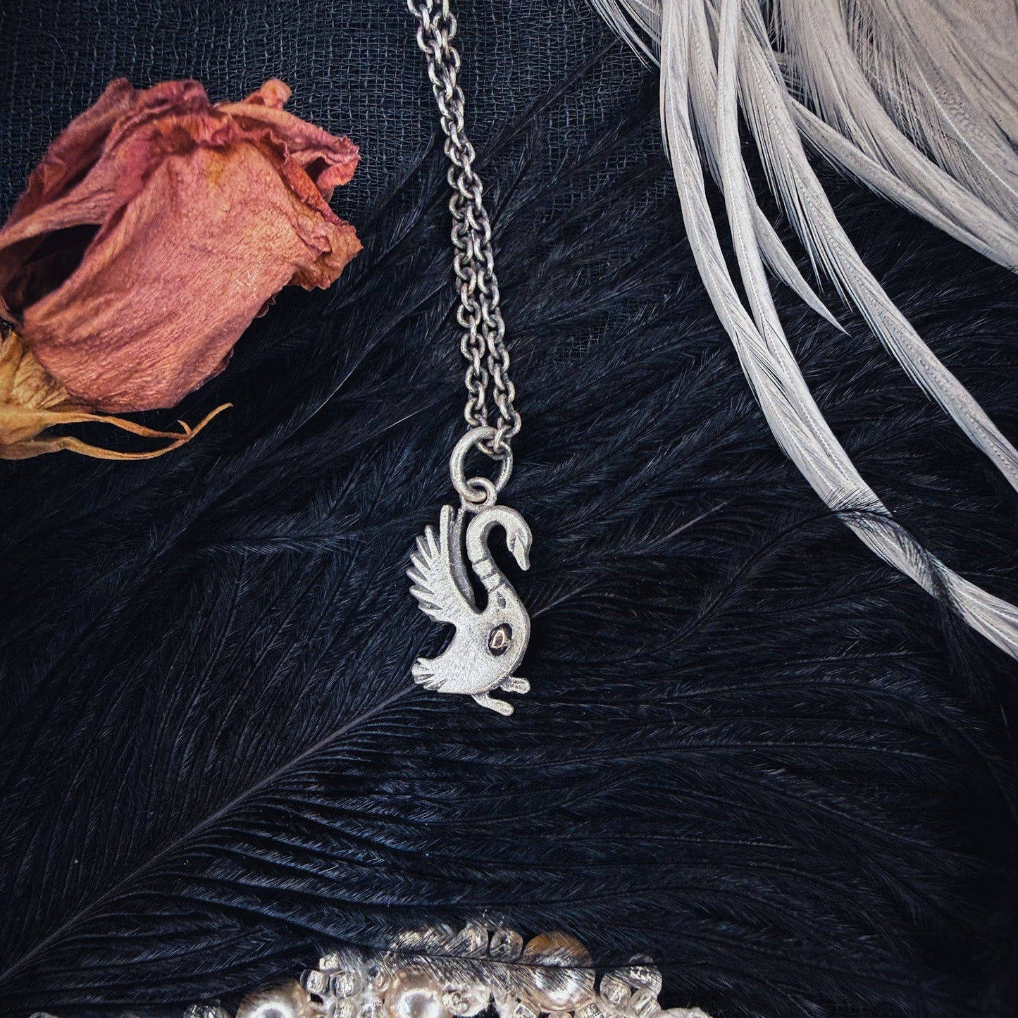 Swan Queen Pendant by Uneven x Olivia Faust
