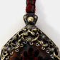 Burnout Velvet Revival Sephia Chatelaine Purse Wristlet Bag
