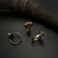 Bat Skull Ring in Brass & Silver by Miyu Decay