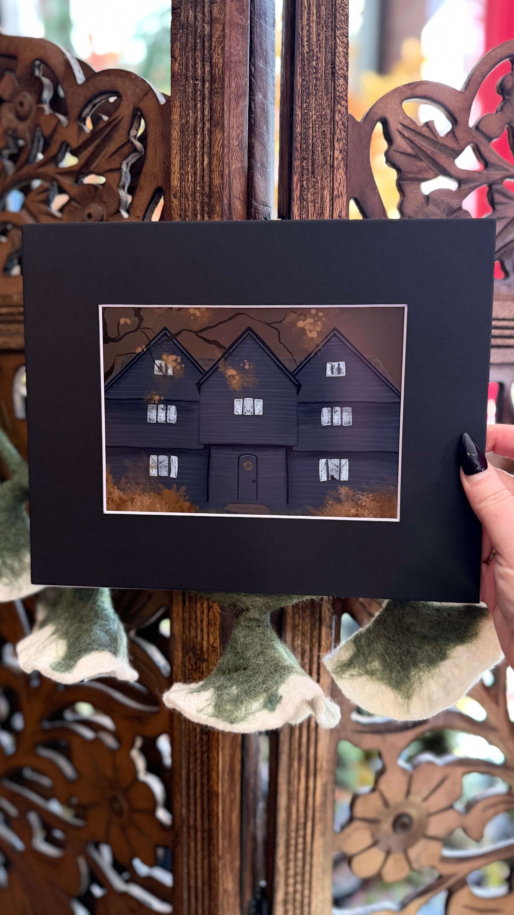 Salem Witch House Art Print by Erin Survilas