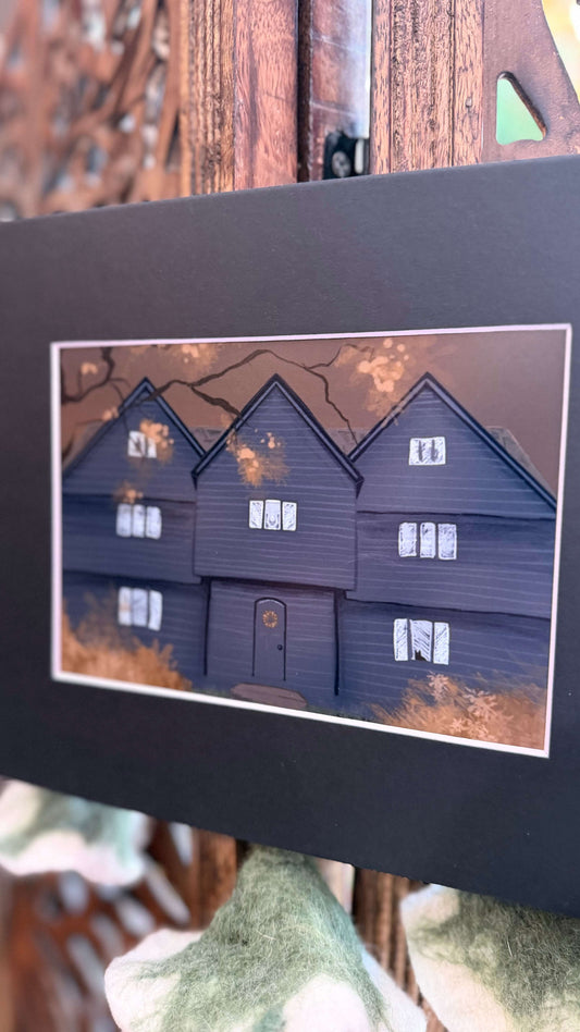 Salem Witch House Art Print by Erin Survilas