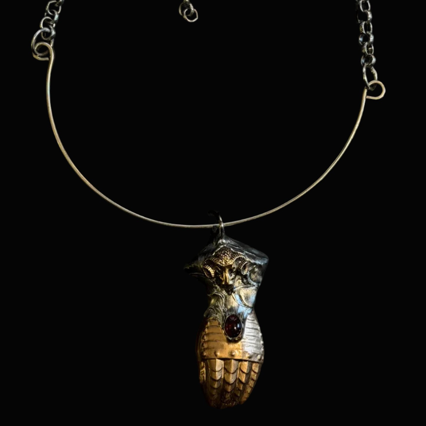 Sorceress and the Stone One-of-a-Kind Hand-Forged Necklaces