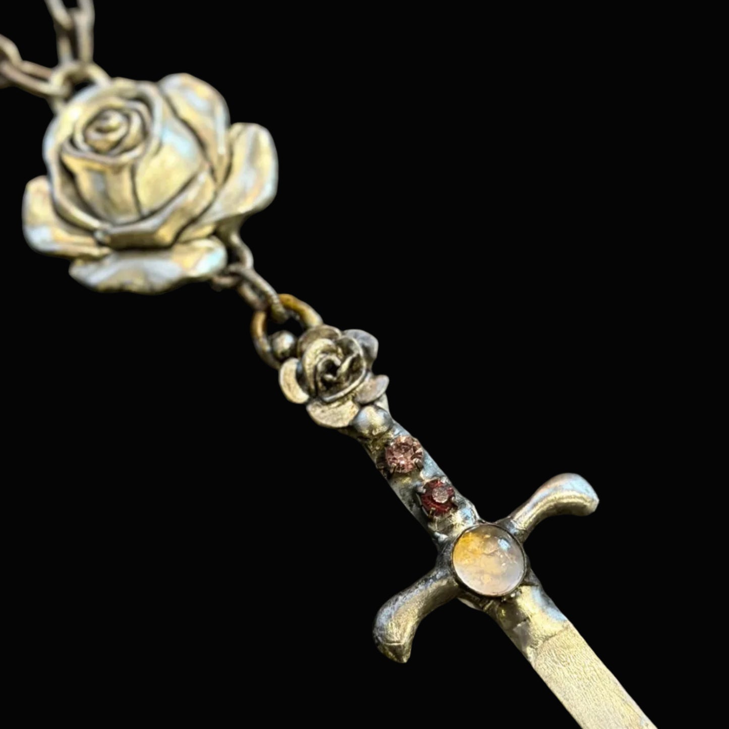 Sorceress and the Stone One-of-a-Kind Hand-Forged Necklaces