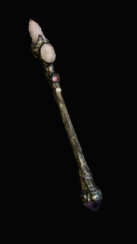 Sorceress and the Stone One-of-a-Kind Handcrafted Scepters & Wands
