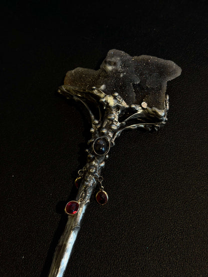 Sorceress and the Stone One-of-a-Kind Handcrafted Scepters & Wands