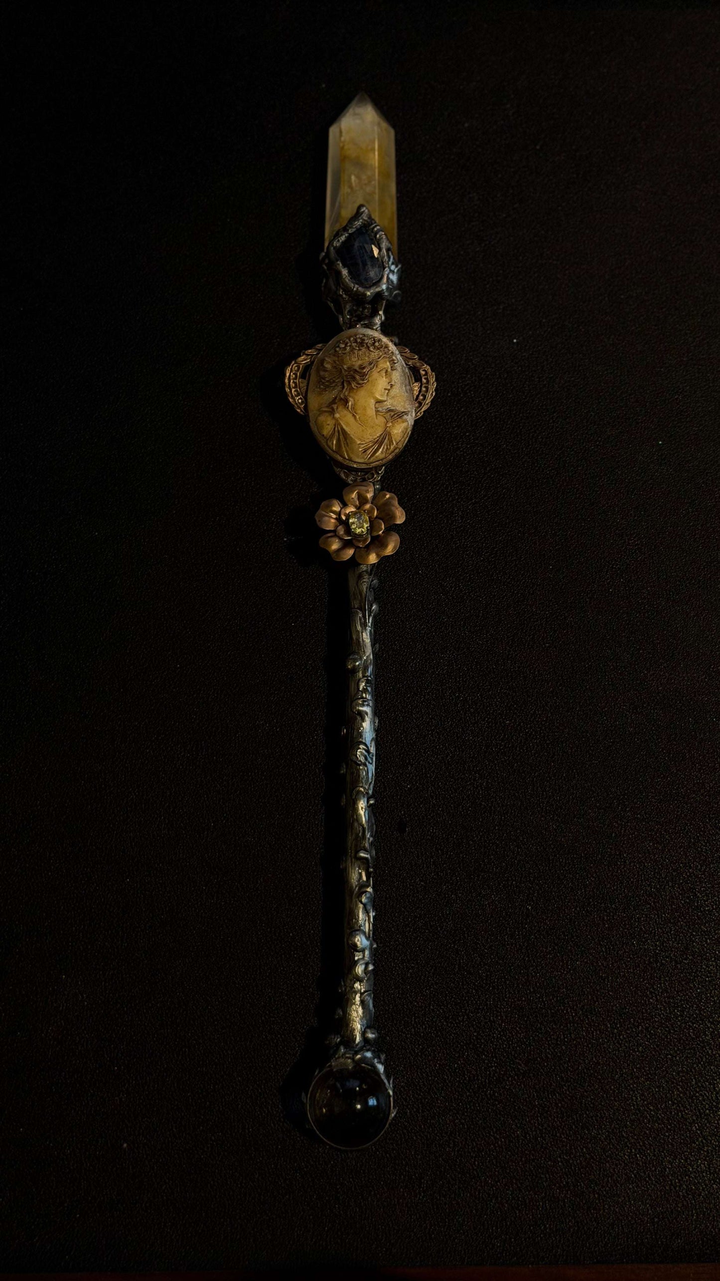 Sorceress and the Stone One-of-a-Kind Handcrafted Scepters & Wands