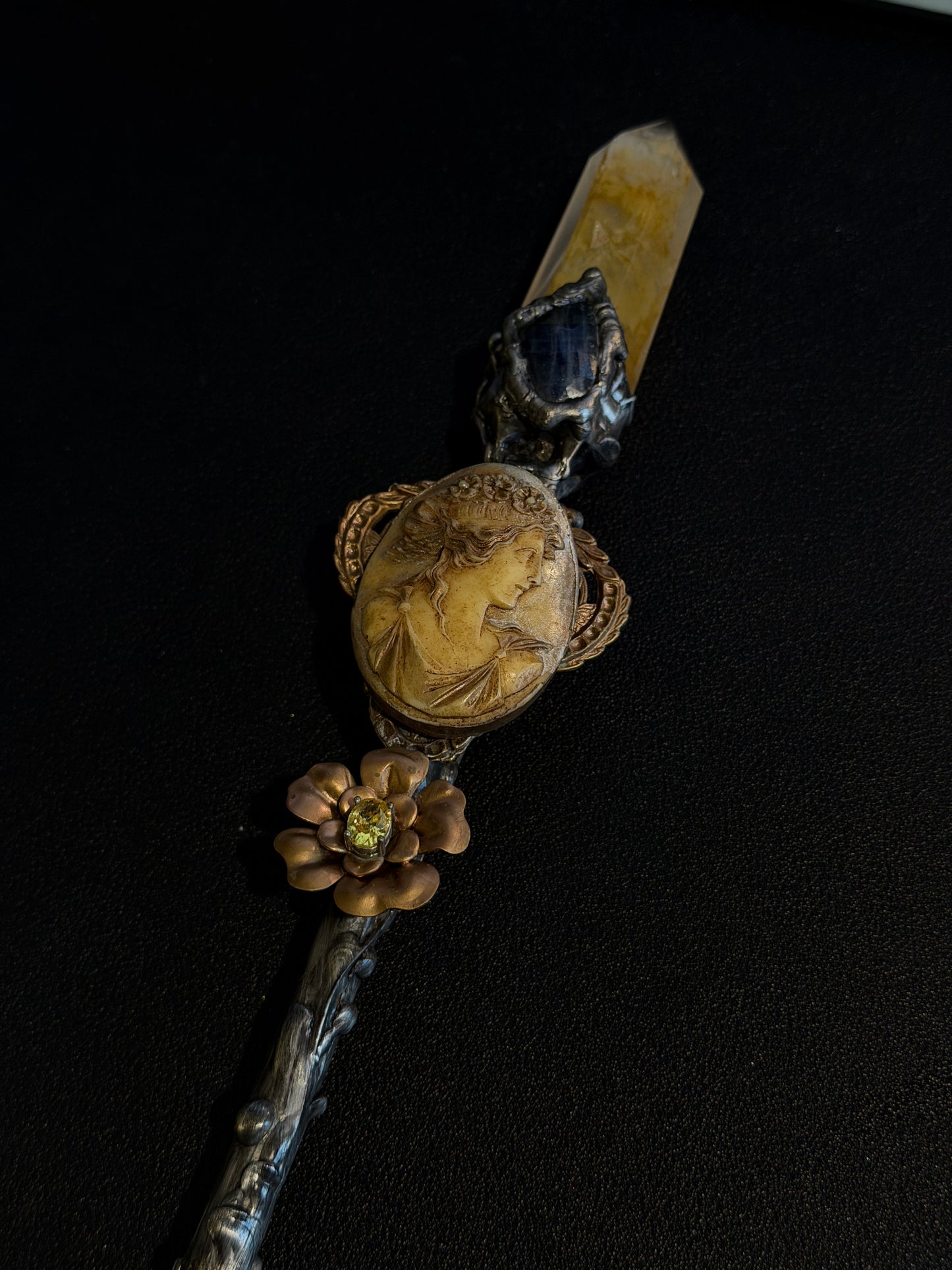 Sorceress and the Stone One-of-a-Kind Handcrafted Scepters & Wands