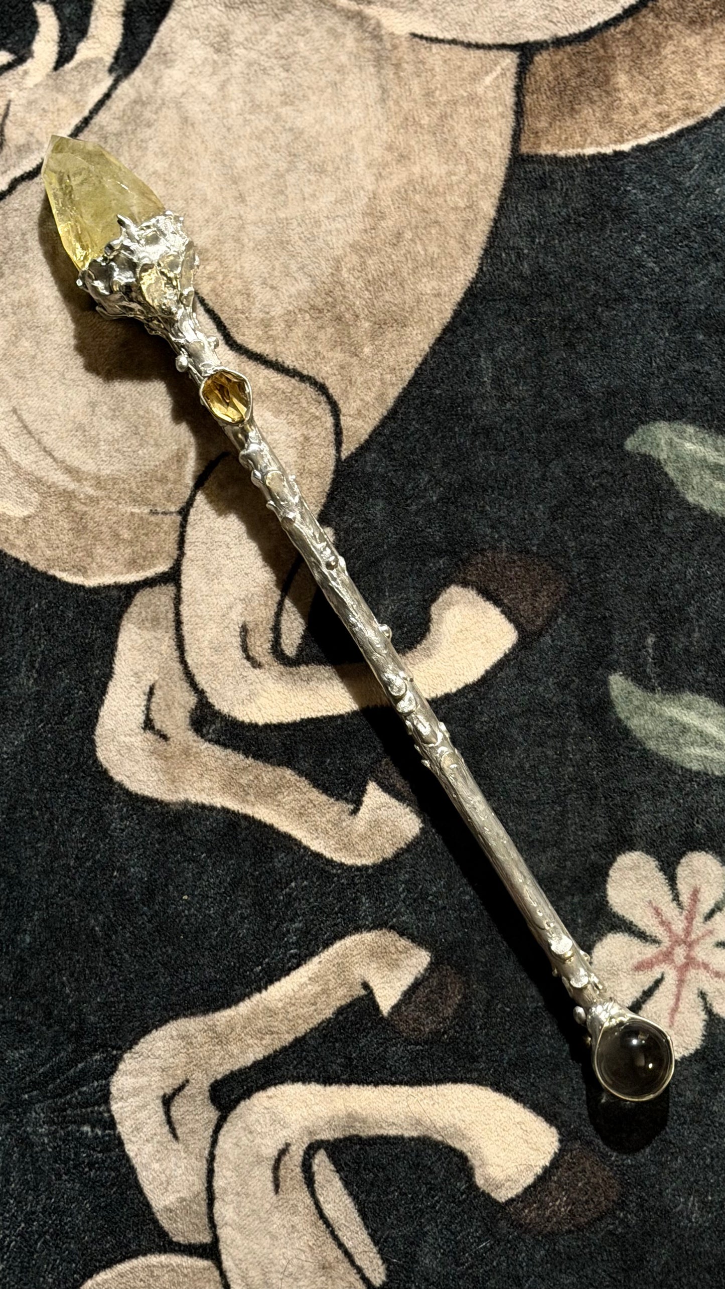 Sorceress and the Stone One-of-a-Kind Handcrafted Scepters & Wands