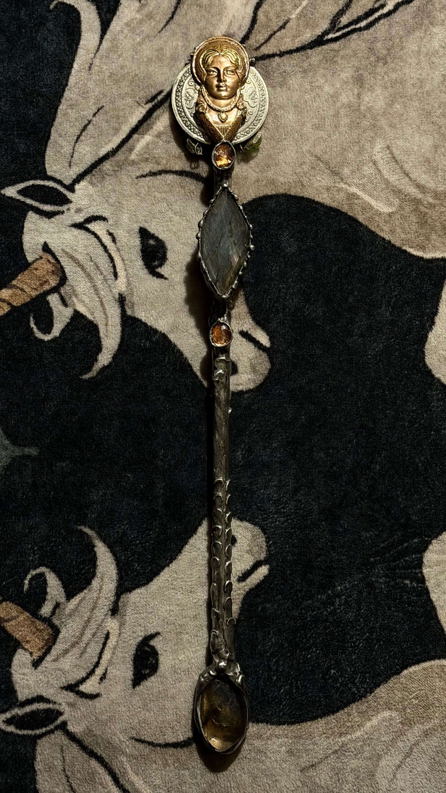 Sorceress and the Stone One-of-a-Kind Handcrafted Scepters & Wands