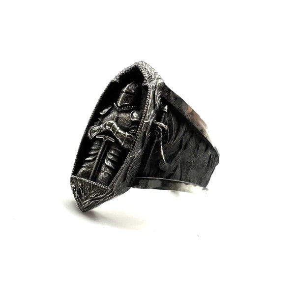 The Pendragon Ring in Sterling Silver