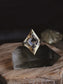 Cavern Ring | Faceted Clear Quartz & Brass