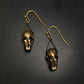 Bat Skull Earrings by Miyu Decay (Brass & Pewter)