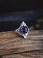 Hecate Ring | Sterling Silver + Amethyst