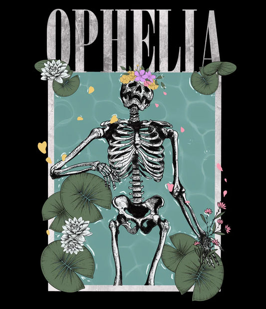 Ophelia Skeleton Band Tee by Wonder Witch Boutique