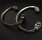 Brass Bat Skull Bracelet by Miyu Decay