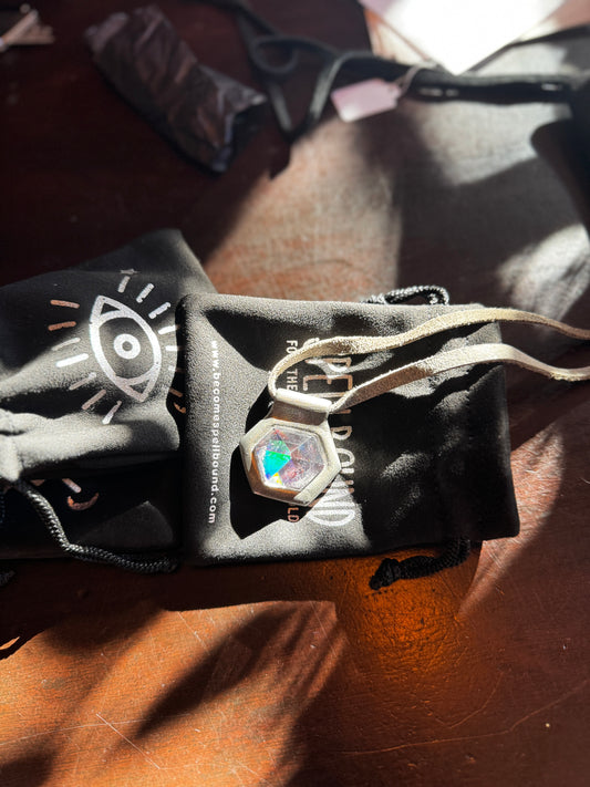 Bowie Hex Rainbow Quartz Talisman Collection by Become Spellbound