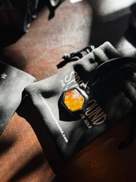 Bowie Hex Rainbow Quartz Talisman Collection by Become Spellbound