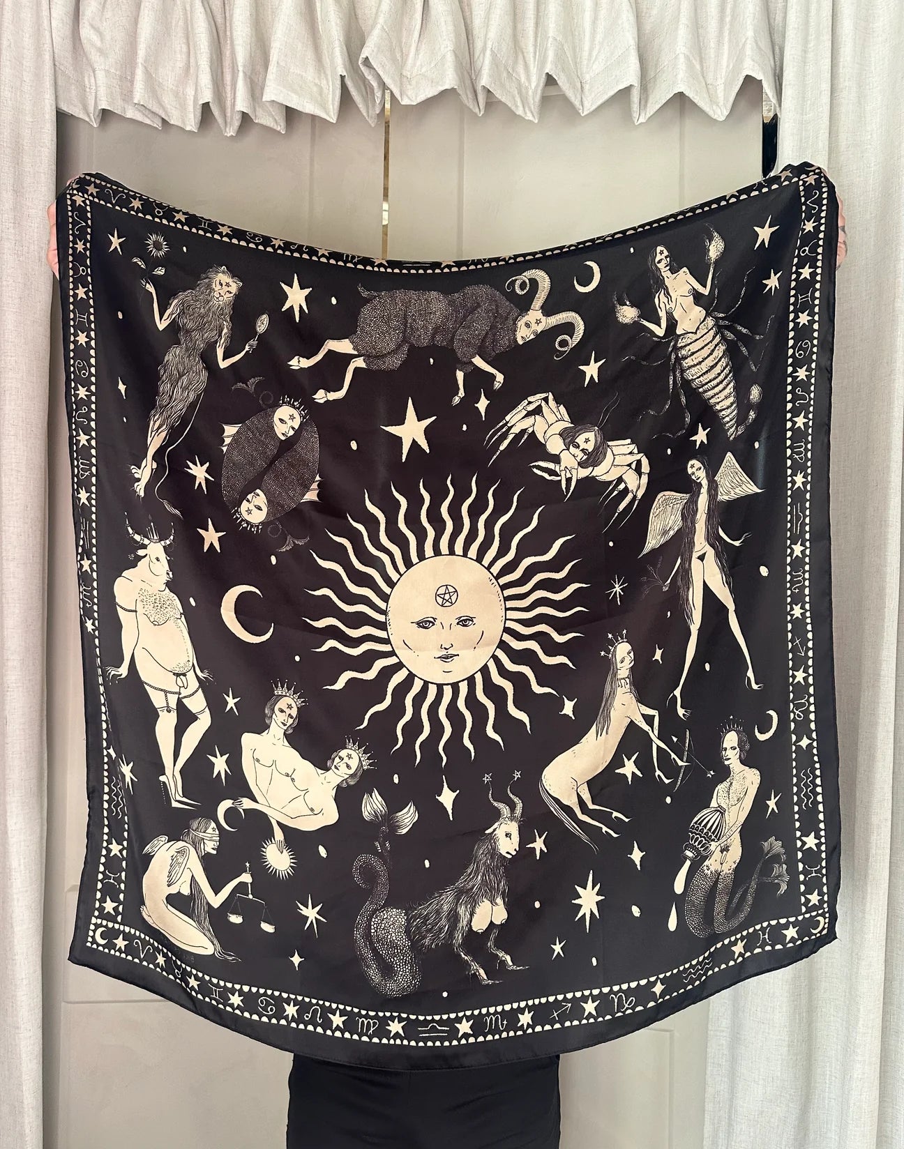 It's In The Stars Poly Silk Scarf Collection by Bill Crisafi