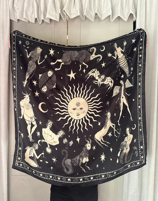 It's In The Stars Poly Silk Scarf Collection by Bill Crisafi