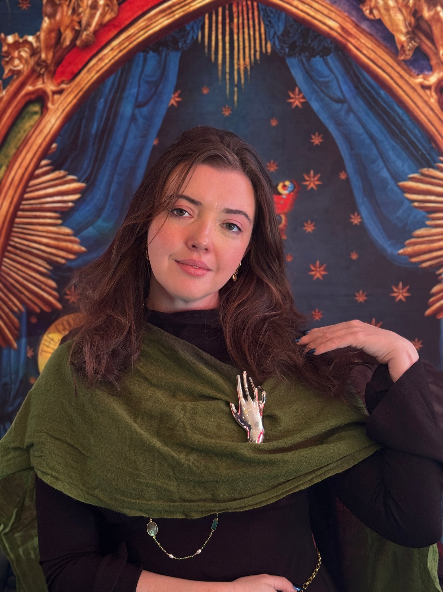 Victorian Hand Brooch (Two Styles)