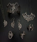 Medusa’s Lace Serpent Rings in Sterling Silver