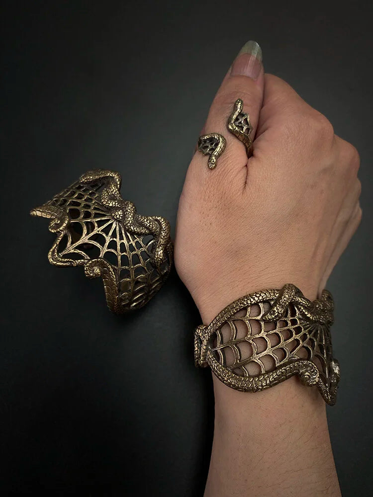 Medusa's Lace Cuff Brass by Miyu Decay