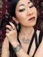 Medusa’s Lace Serpent Rings in Sterling Silver