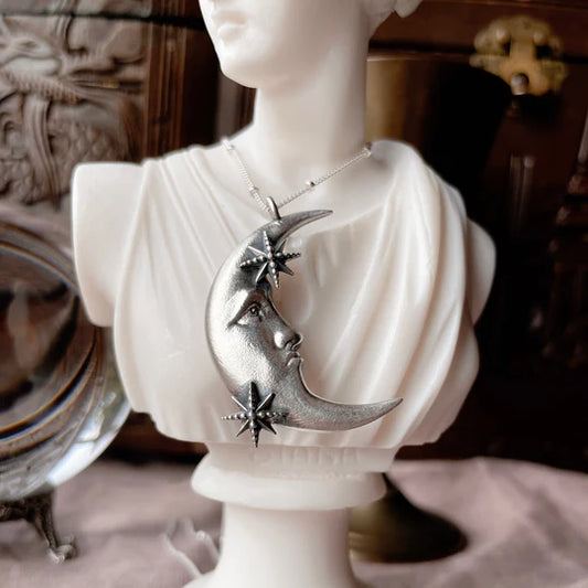 Nightfall Crescent Moon Necklace
