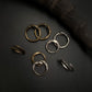 Talon Rings in Brass and Sterling Silver by Miyu Decay