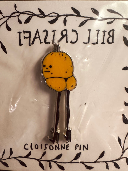 Pumpkin Thong Cloisonné Pin by Bill Crisafi