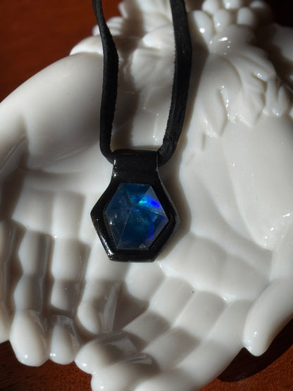 Bowie Hex Rainbow Quartz Talisman Collection by Become Spellbound