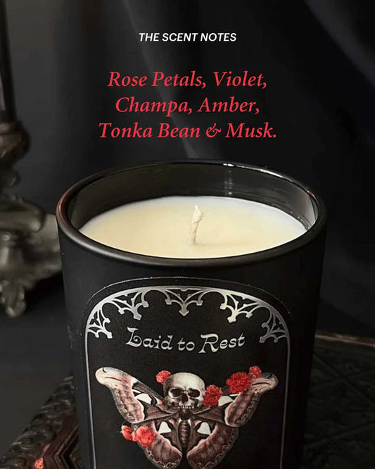 Laid to Rest ~55 Hour Candle by Graveyard Wanders