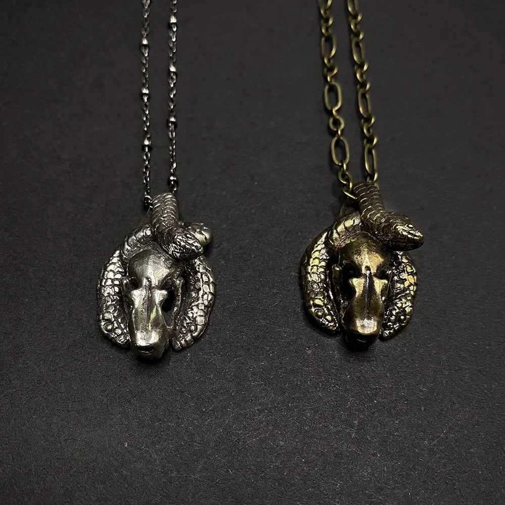 Gorgon Brass Necklace by Miyu Decay