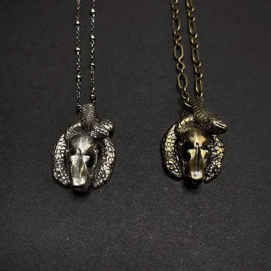 Gorgon Brass Necklace by Miyu Decay