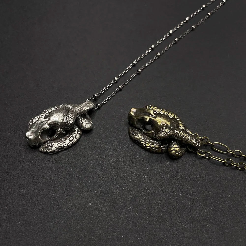 Gorgon Brass Necklace by Miyu Decay