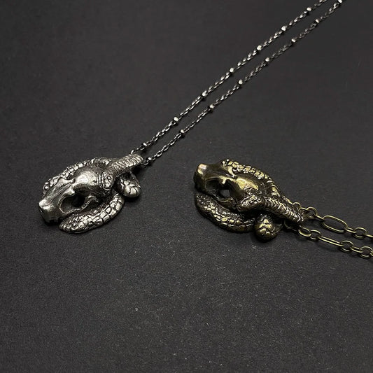 Gorgon Brass Necklace by Miyu Decay