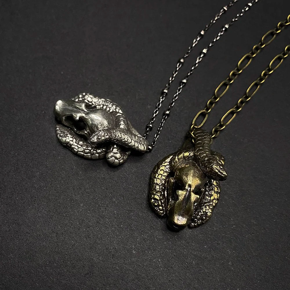 Gorgon Brass Necklace by Miyu Decay
