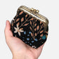 Night Garden Double Kiss Clasp Coin Purse