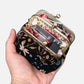 Night Garden Double Kiss Clasp Coin Purse