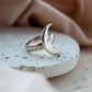 Nocturne Vintage Crescent Moon Ring