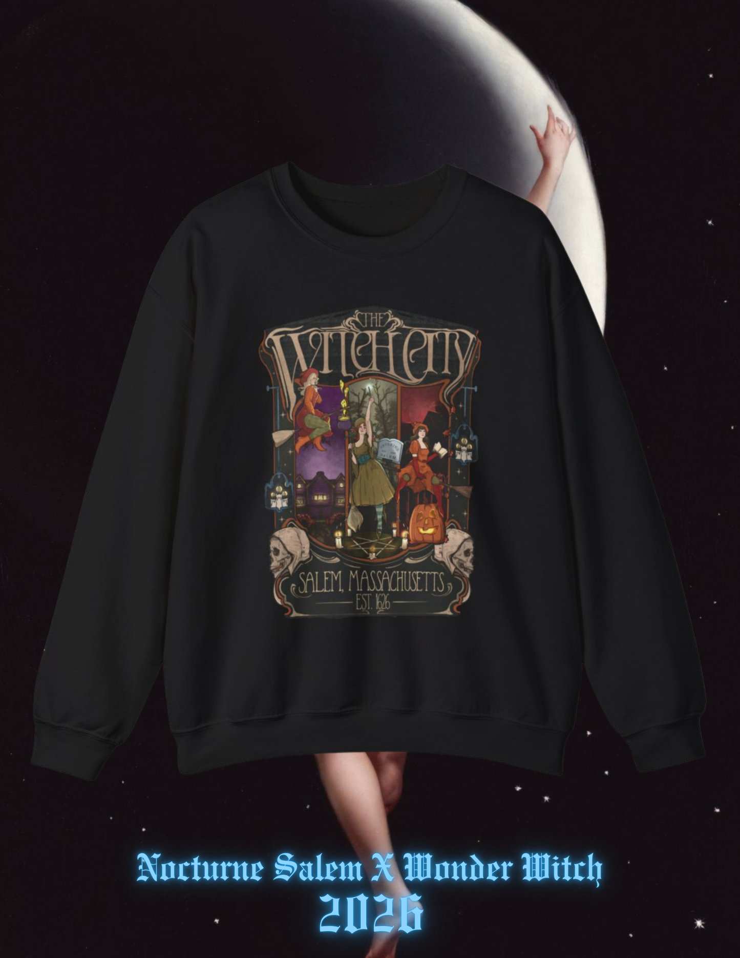 Salem 1626: The Witch City Tour Crewneck | 400th Anniversary Exclusive