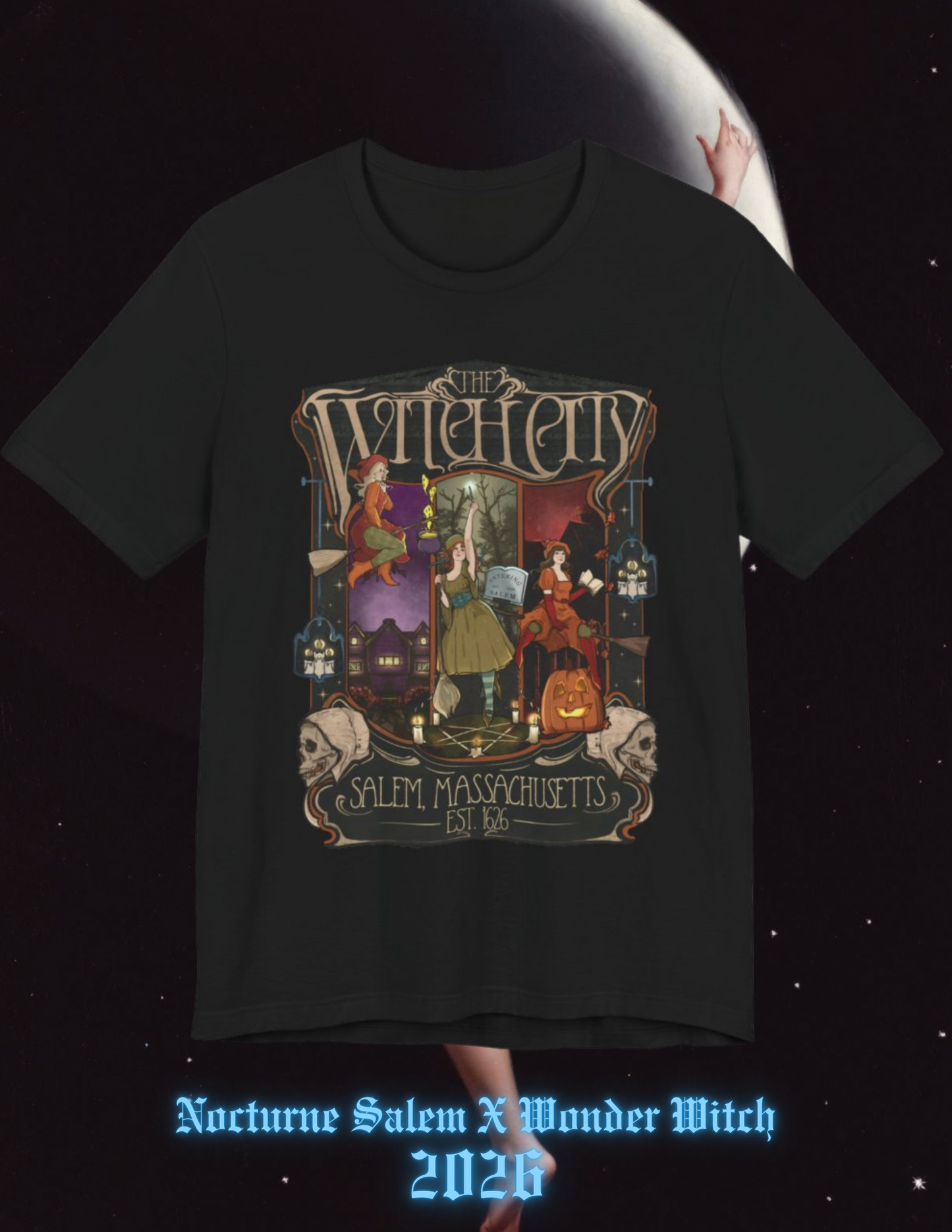 Salem 1626: The Witch City Tour Tee | 400th Anniversary Exclusive