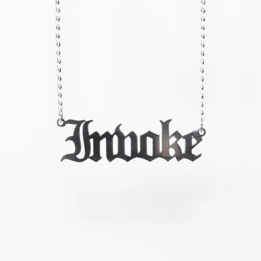 Invoke Nameplate Necklace