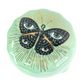 Madame Butterfly Bone China Trinket/Jewelry Box