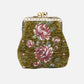 Rose Series Avocado Double Kiss Clasp Coin Purse