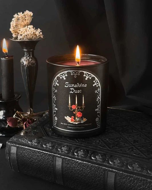 Sunshine Dust ~55 Hour Candle by Graveyard Wanders