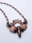 Cicada & Onyx Sunray Necklace by Inex Jewelry